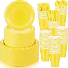 Yellow Tableware Party Set