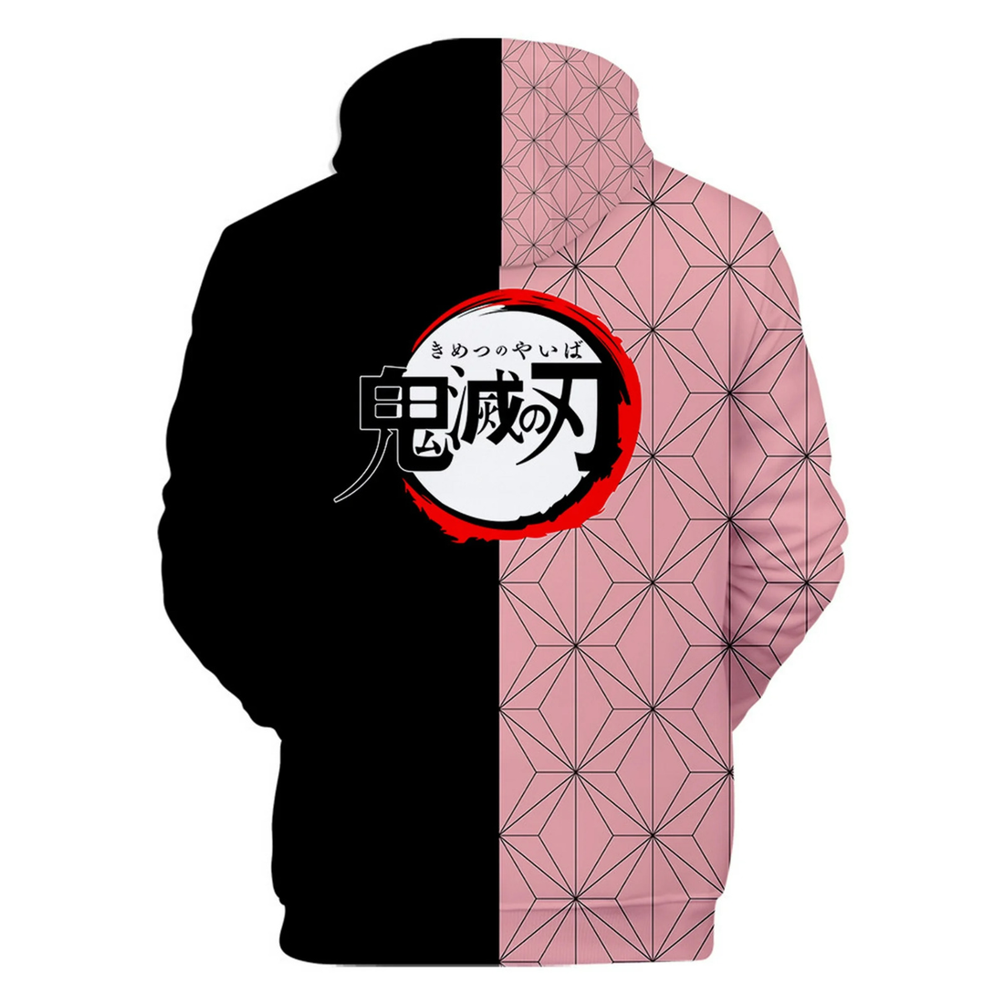 Demon Slayer Nezuko Pink and Black (Zipper 3D)