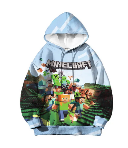 Minecraft Crew Hoodie (Zipper) - Preppy Kids (Grand Bazaar)