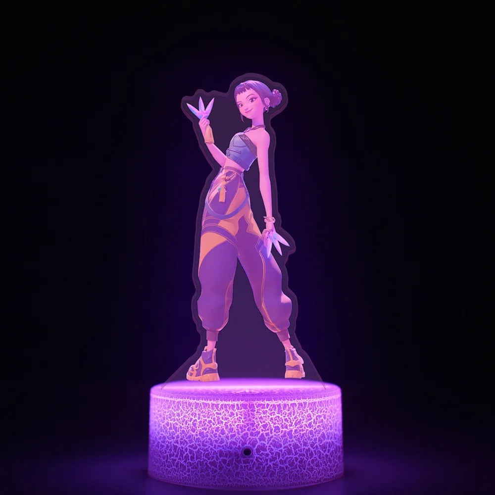 KPOP Demon Hunters Zoey LED Lamp