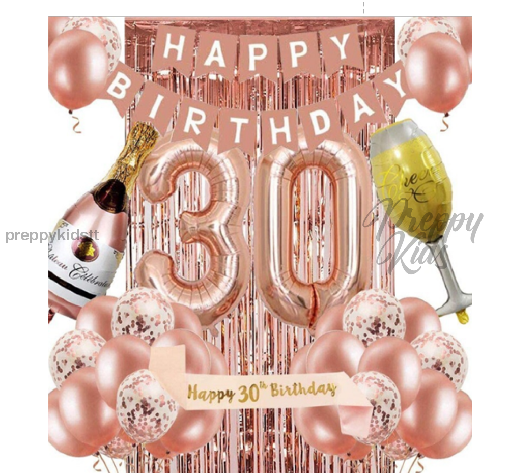 30Th Birthday Party Package (33 Pieces) Decorations