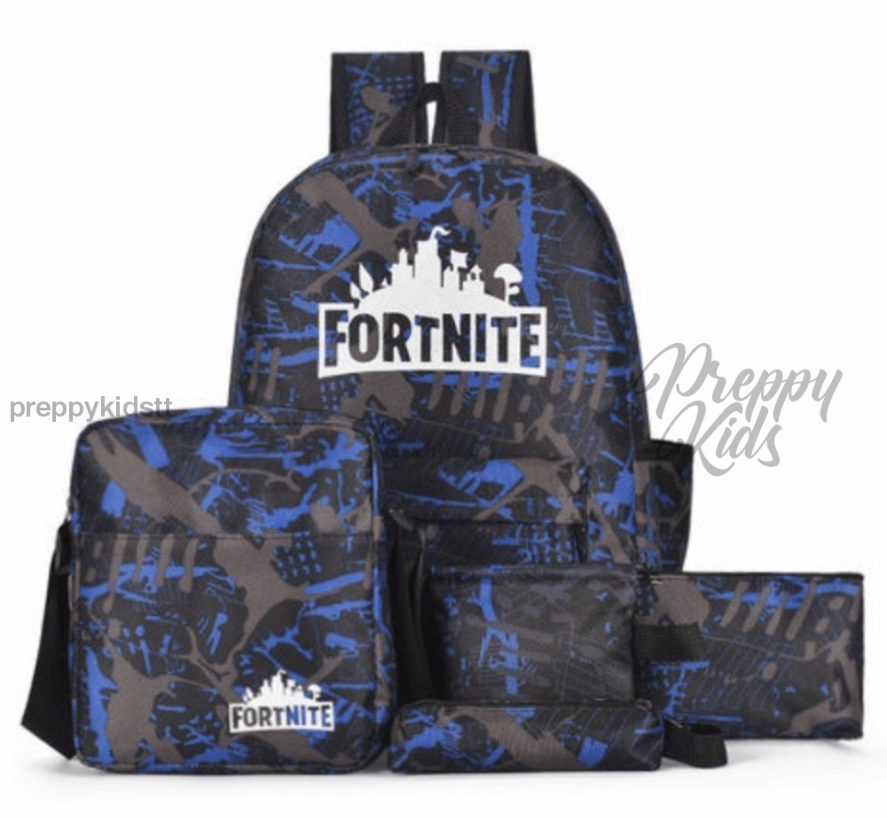 5Pc Fortnite Edition Backpack Set (5Pc) Backpack