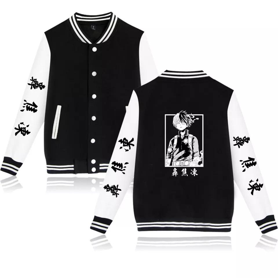 My Hero Academia Baseball Jacket SoTodoroki - Preppy Kids (Grand Bazaar)