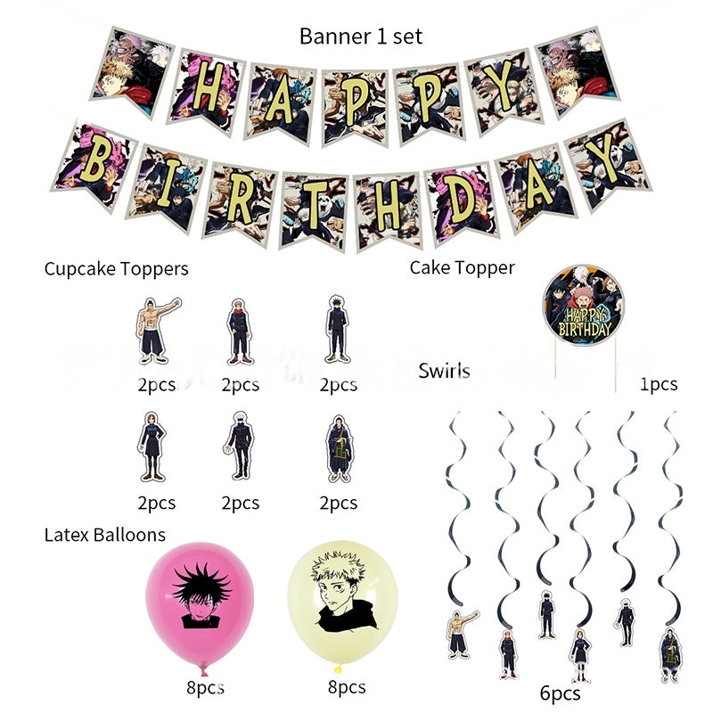 Jujutsu Kaisen Party package - Preppy Kids (Grand Bazaar)
