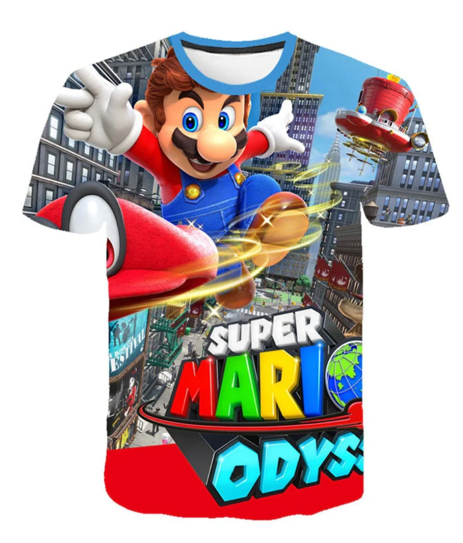 Mario Brothers Tshirt (Odyssey Tshirt)