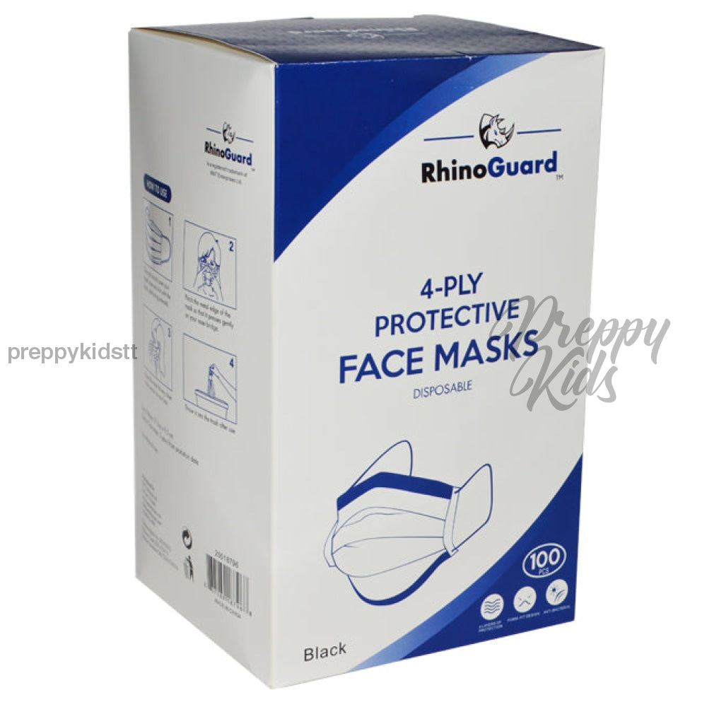 4 Ply Mask (10 Pcs) 3D Masks