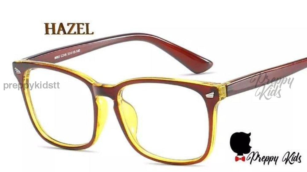 Adult Bluelight Blockers Brown Glasses