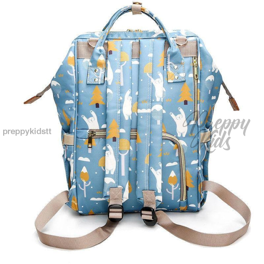 Ahong Bucket Mummy Baby Bag (Blue) Bags
