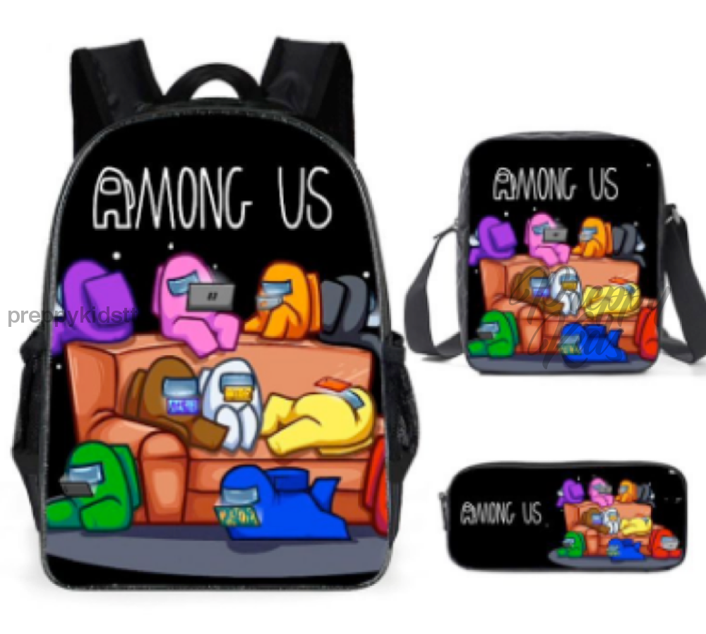 Among Us Backpack Set (3Pc) Couch Backpack
