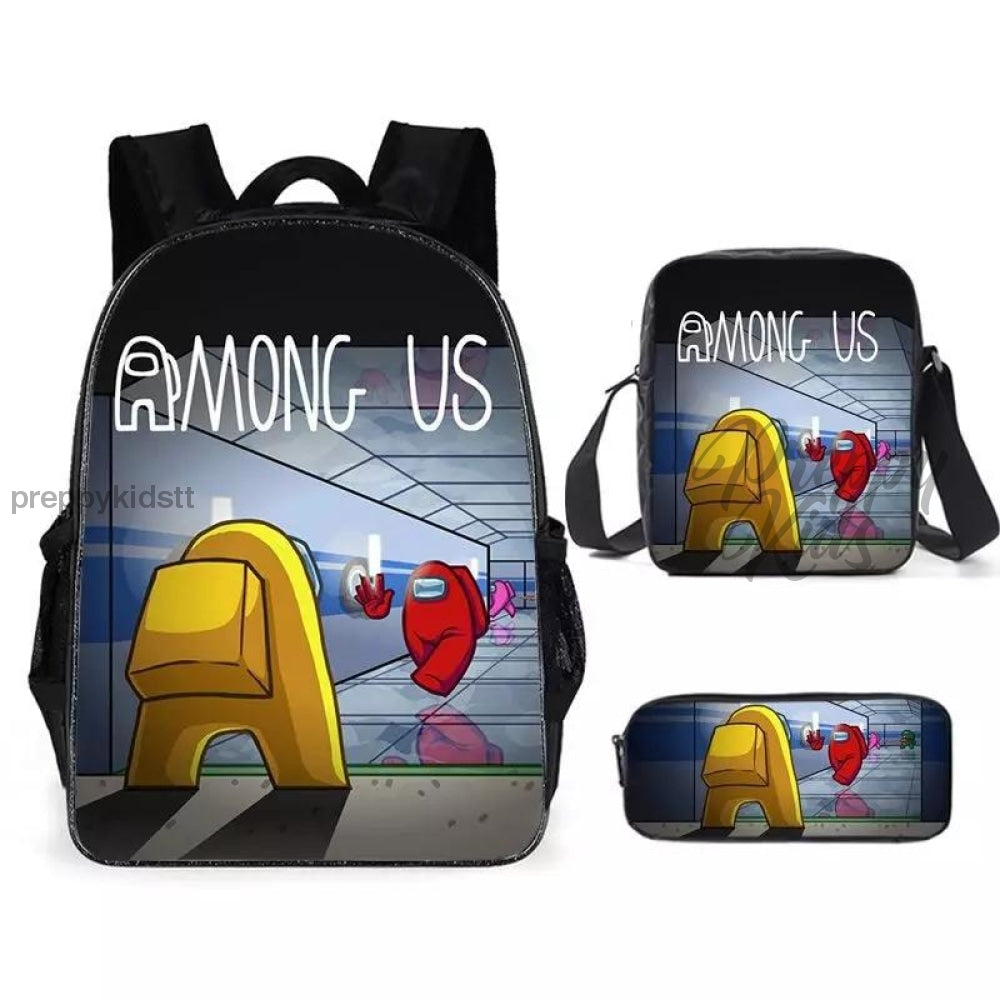 Among Us Backpack Set (3Pc) Yellow Backpack