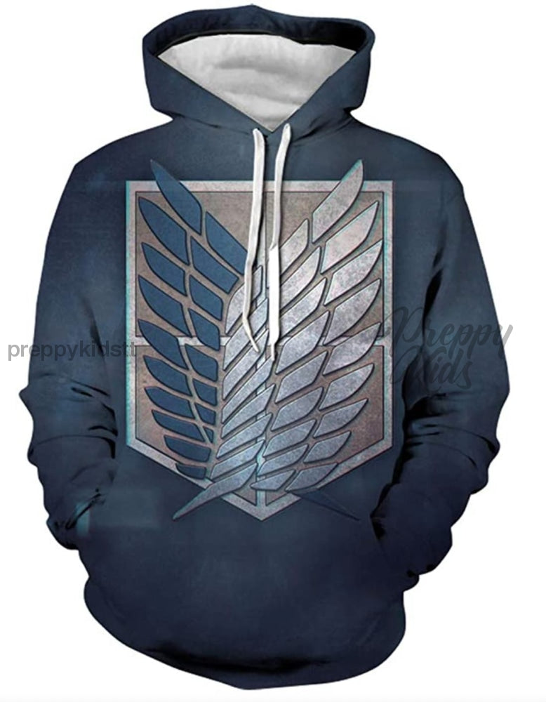 Attack On Titan 3D Hoodie (Logo) Hoodies