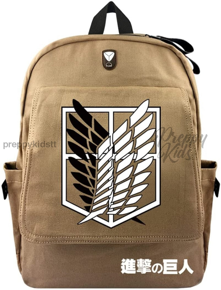 Attack On Titan Bookbag (Brown) Backpack