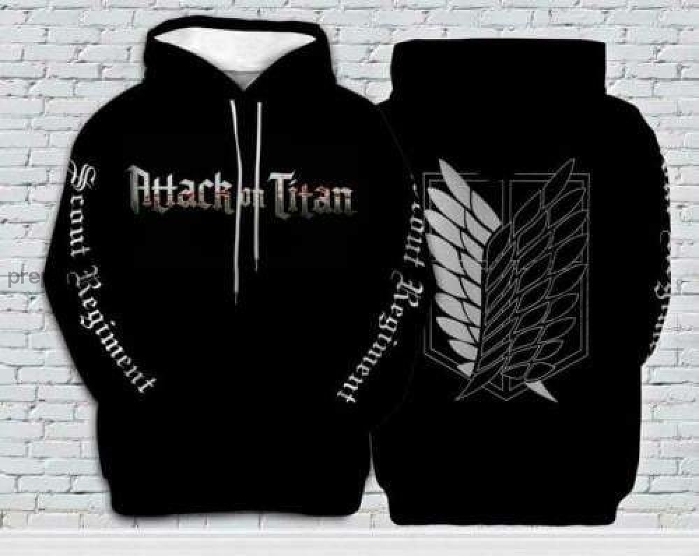 Attack On Titan Cotton Hoodie 3D Hoodies