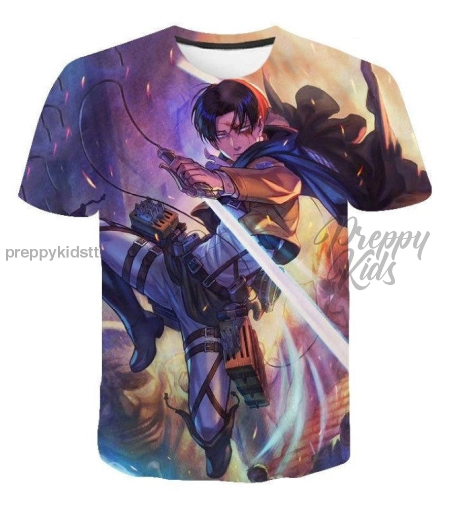 Attack On Titans Tshirt (Levi) 3D Hoodies