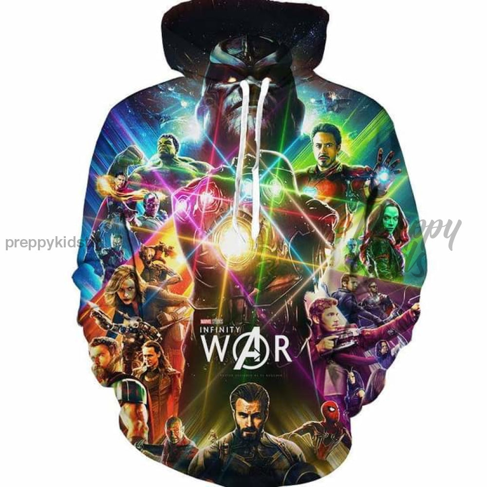 Avengers 3D Hoodie Hoodies