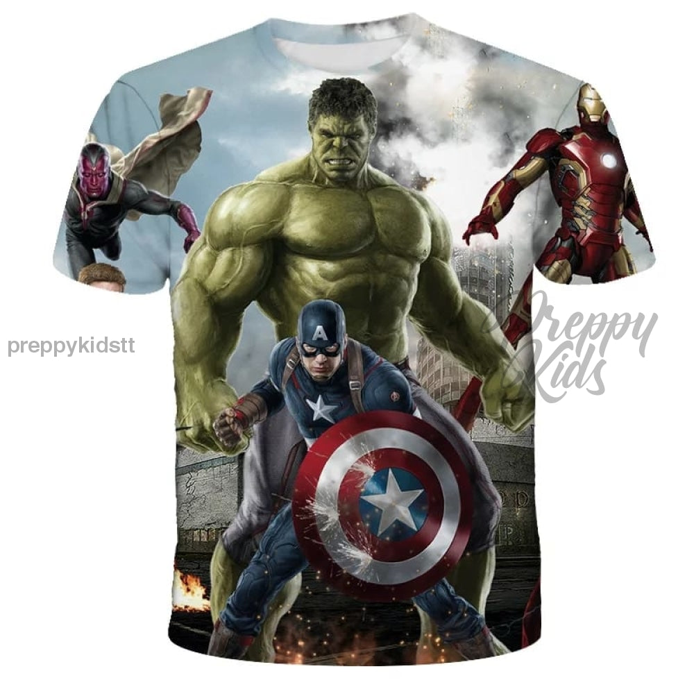 Avengers Tshirt (Hulk Captain America Iron Man ) 3D Tshirts