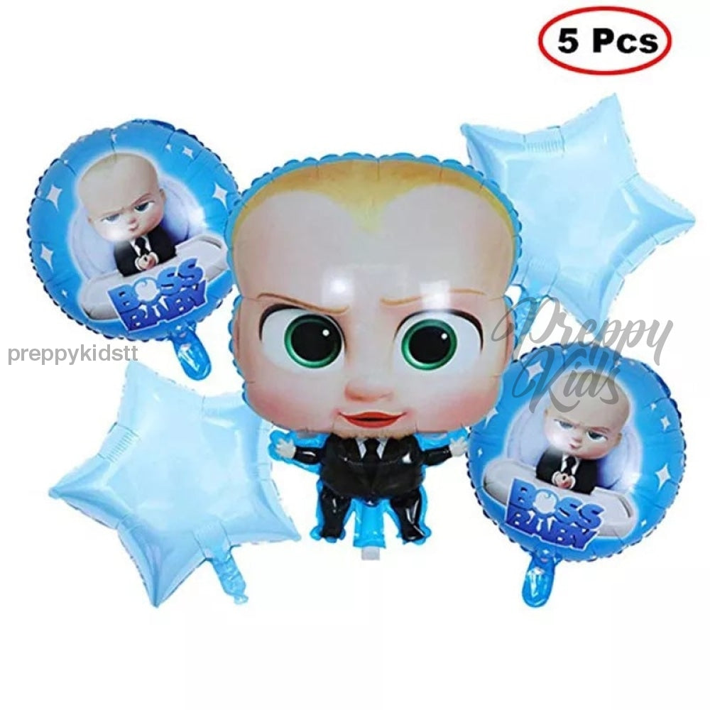 Baby Boss 5Pc Foil Balloon Party Decorations