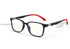 Kids 2021 Black & Red Blockers (Non-Prescription) No Case