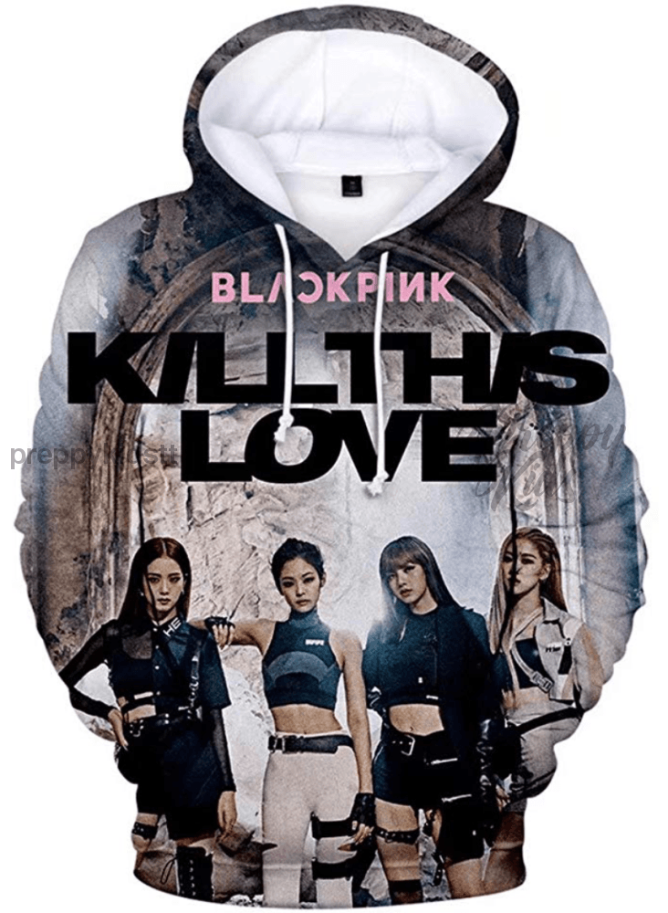 Blackpink 3D Hoodie (Royal) Hoodies