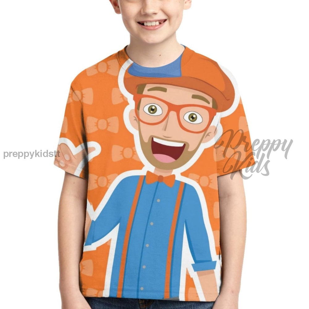 Blippi Tshirt #3 (Orange) 3D Hoodies