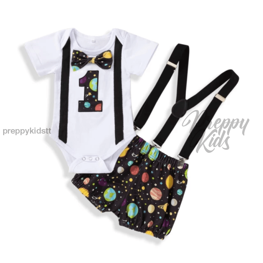 Boys First Birthday Outfit (Space) Outfits
