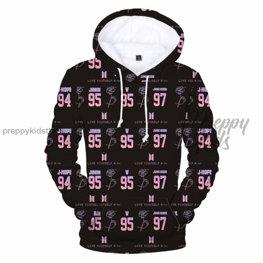 Bts Band 3D Hoodie 