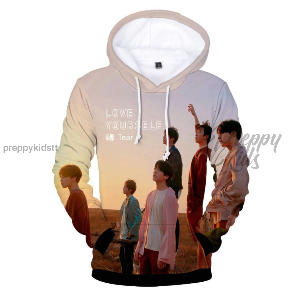 Bts Band 3D Hoodie (Sunset) Hoodies