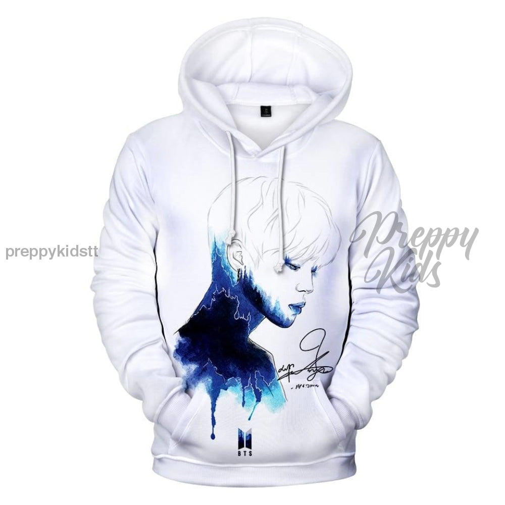 Bts Band Hoodie (White) 3D Hoodies