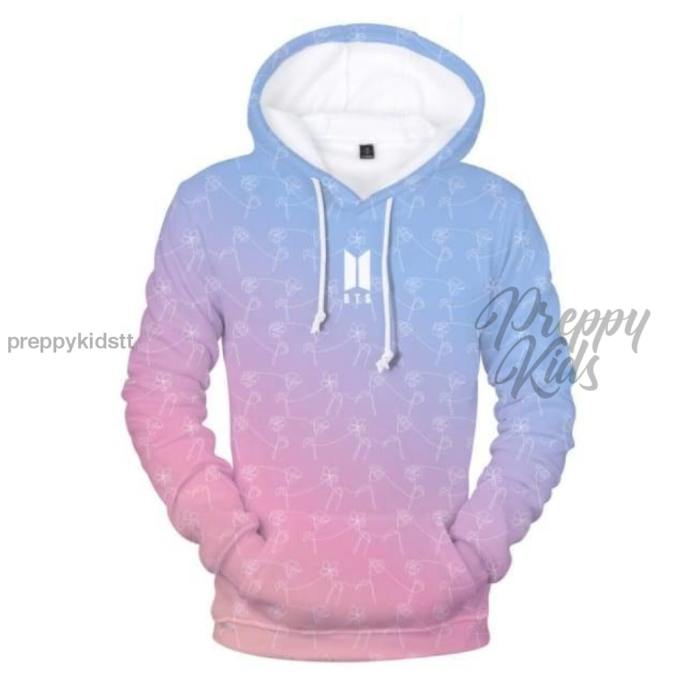 Bts Band Hoodie (Pink) 3D Hoodies