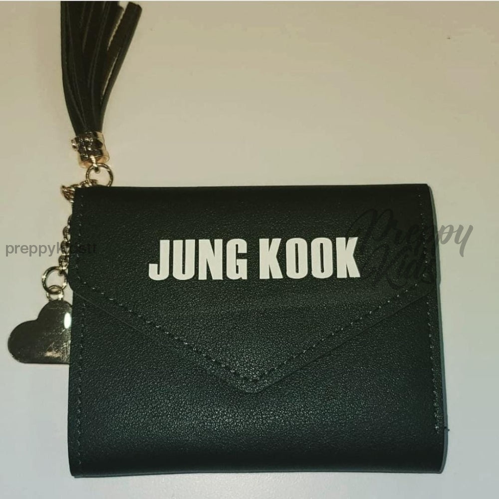 Bts Band Jung Kook Wallet (Moss Green)