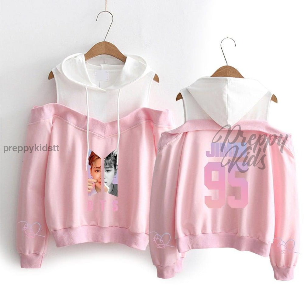 Bts Jimin Pink Hoodie 3D Hoodies