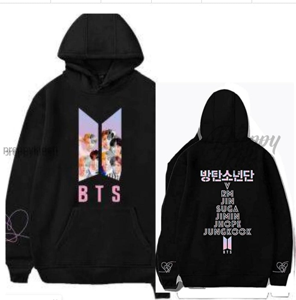 BTS Hoodie with Faces New Logo – Preppy Kids Shop