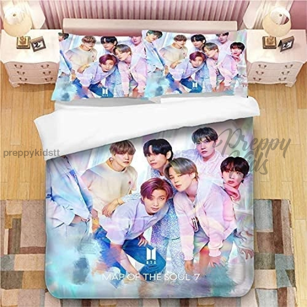 Bts Map Of Soul 7 3Pc Comforter Set Bed Sets