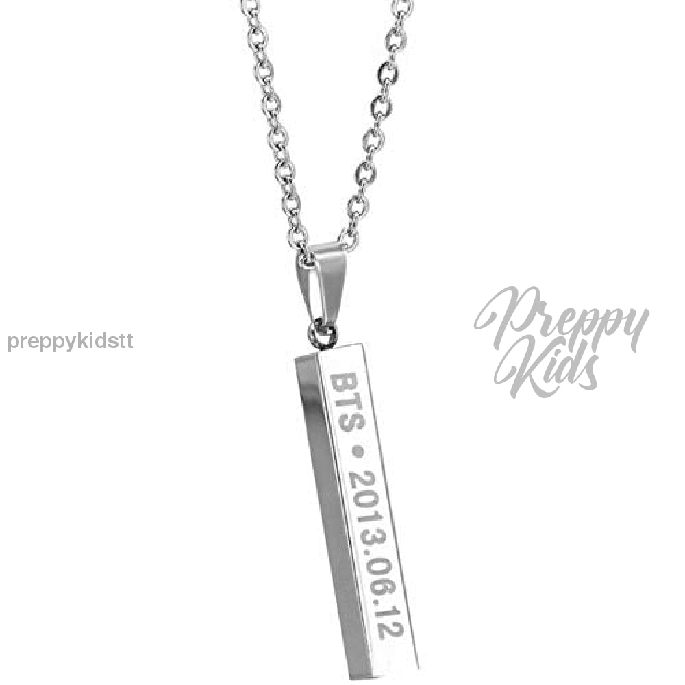 Bts Pendant Necklace (Titanium)