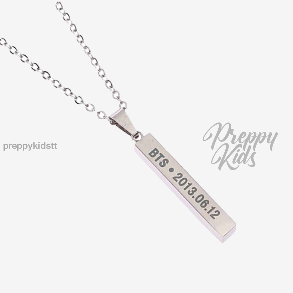 Bts Pendant Necklace (Titanium)