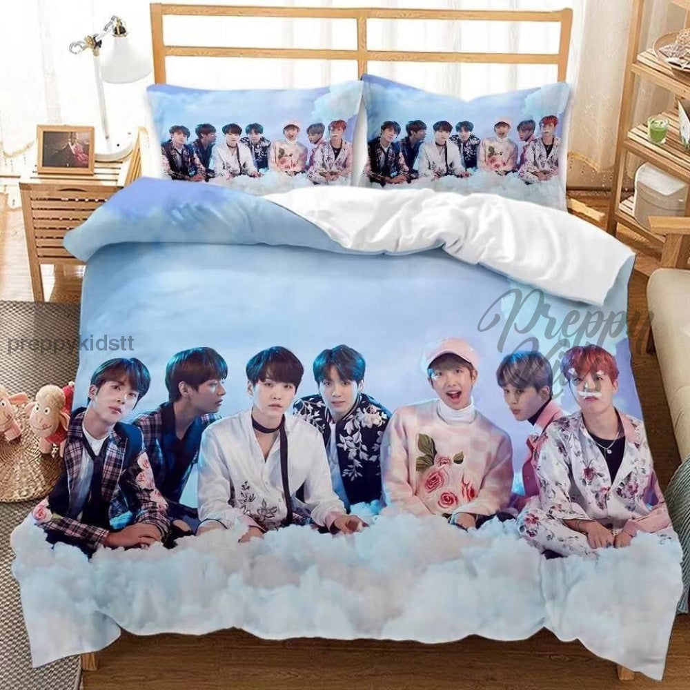 Bts Pyjamas 3Pc Comforter Set Bed Sets