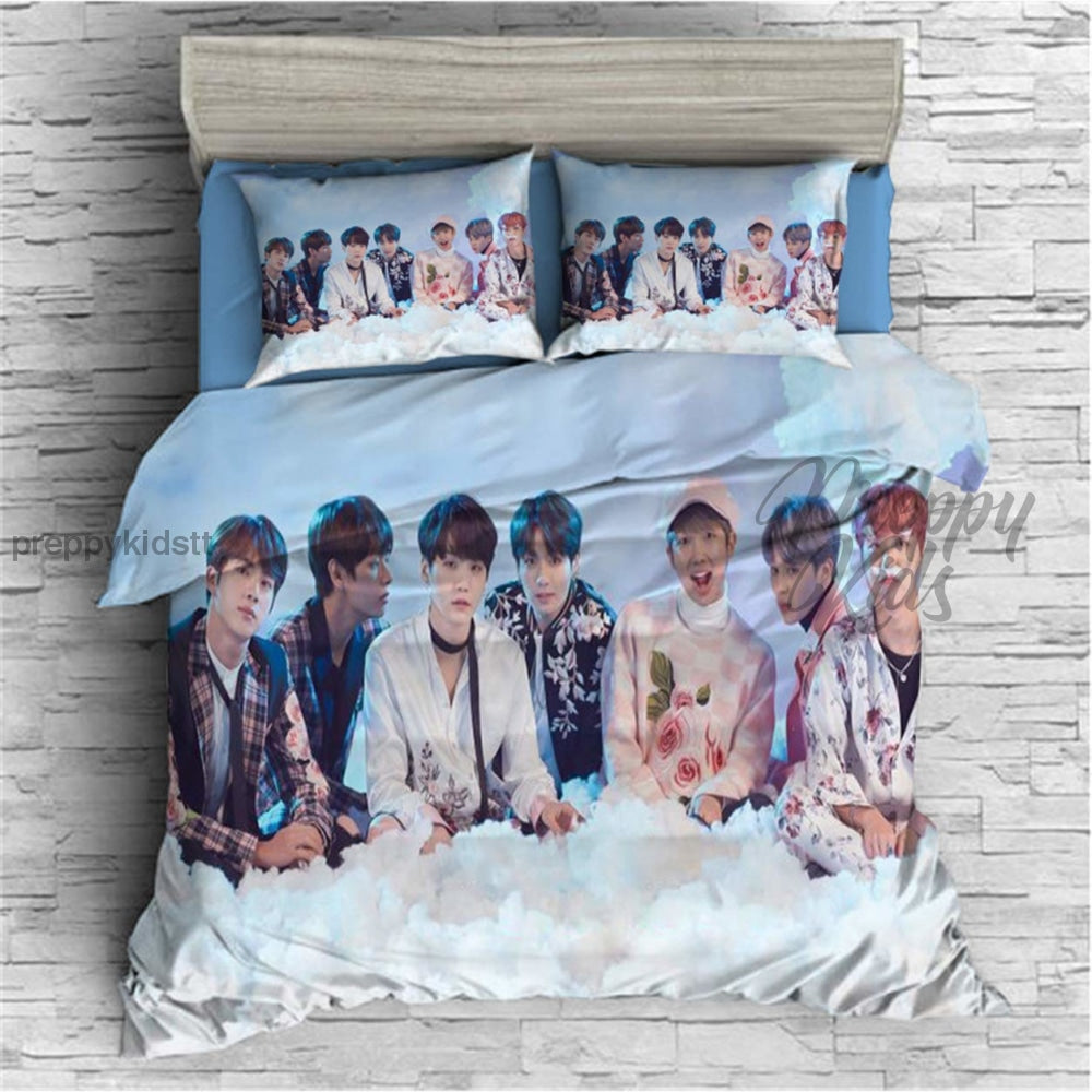 Bts Pyjamas 3Pc Comforter Set Bed Sets