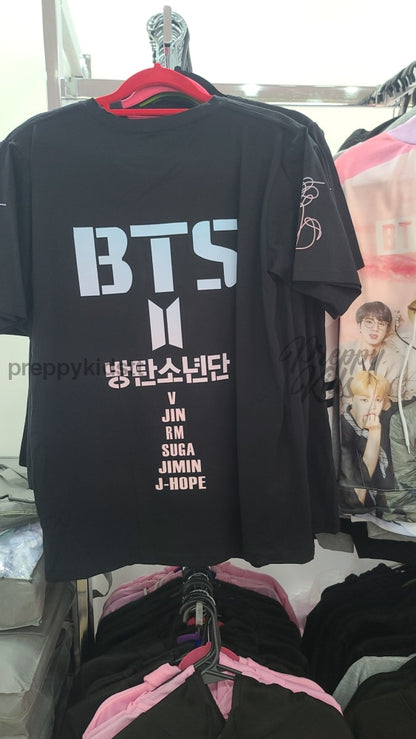 Bts Kpop Tshirt(Black) 3D Hoodies