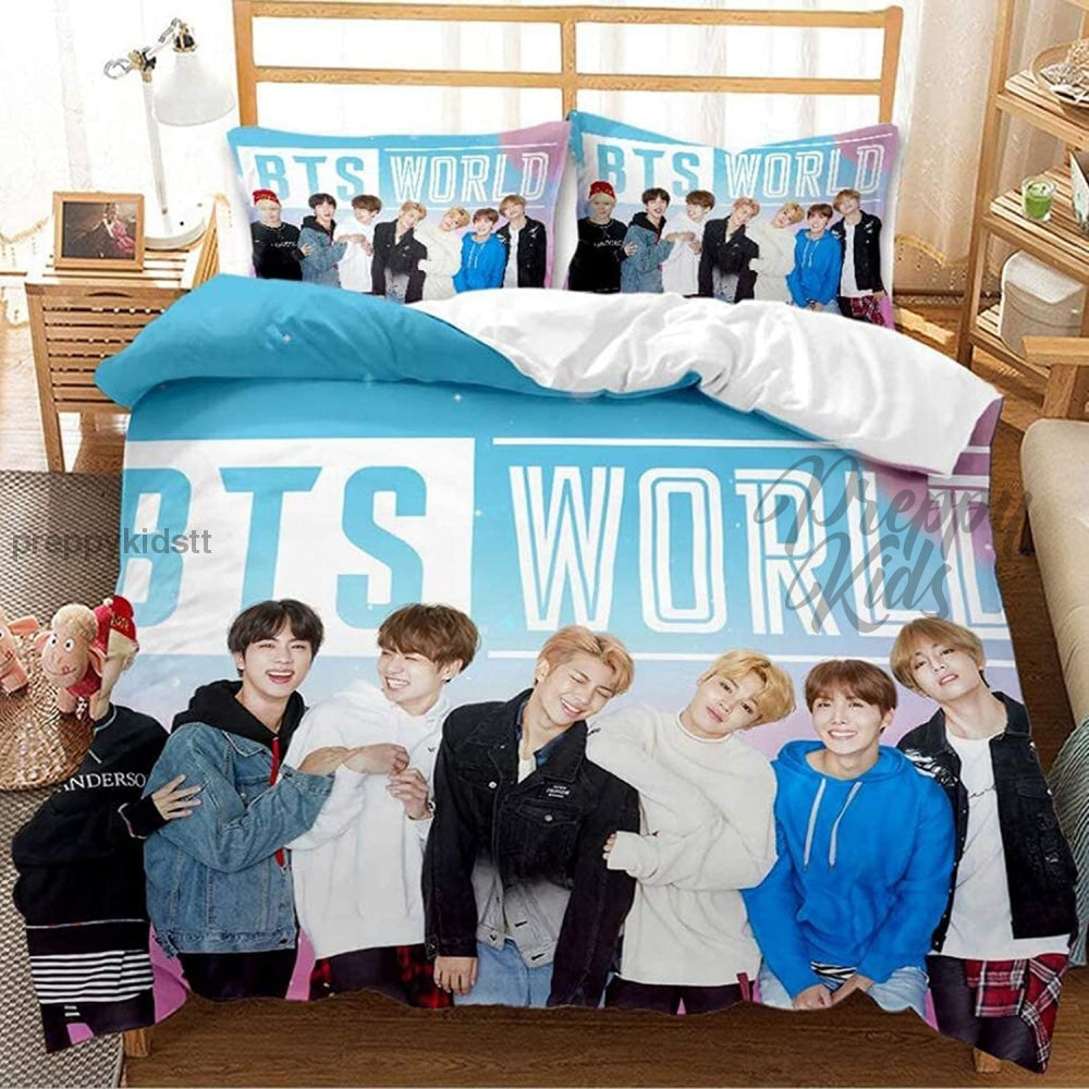 Bts World 3Pc Comforter Set Bed Sets