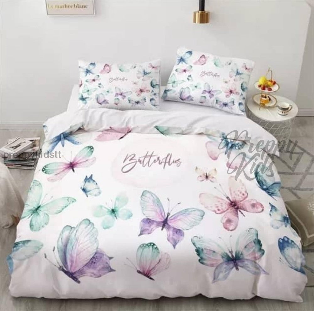 Butterfly World Comforter 3D 3Pc Set