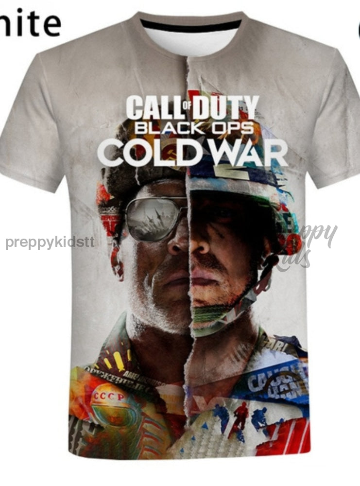 Call Of Duty Cold War edition 3D TSHIRT | Preppy Kids Trinidad