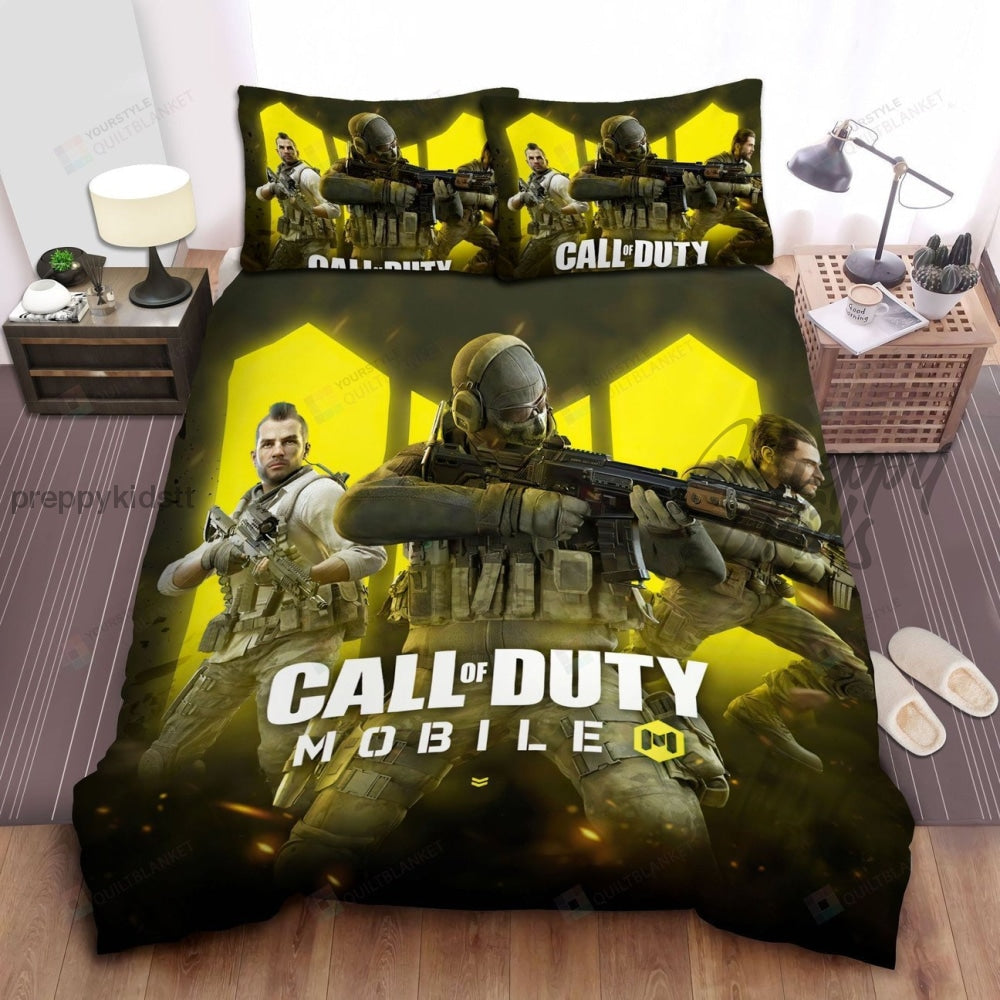 Call Of Duty Mobile Bed 3Pc Comforter Set Bed Sets