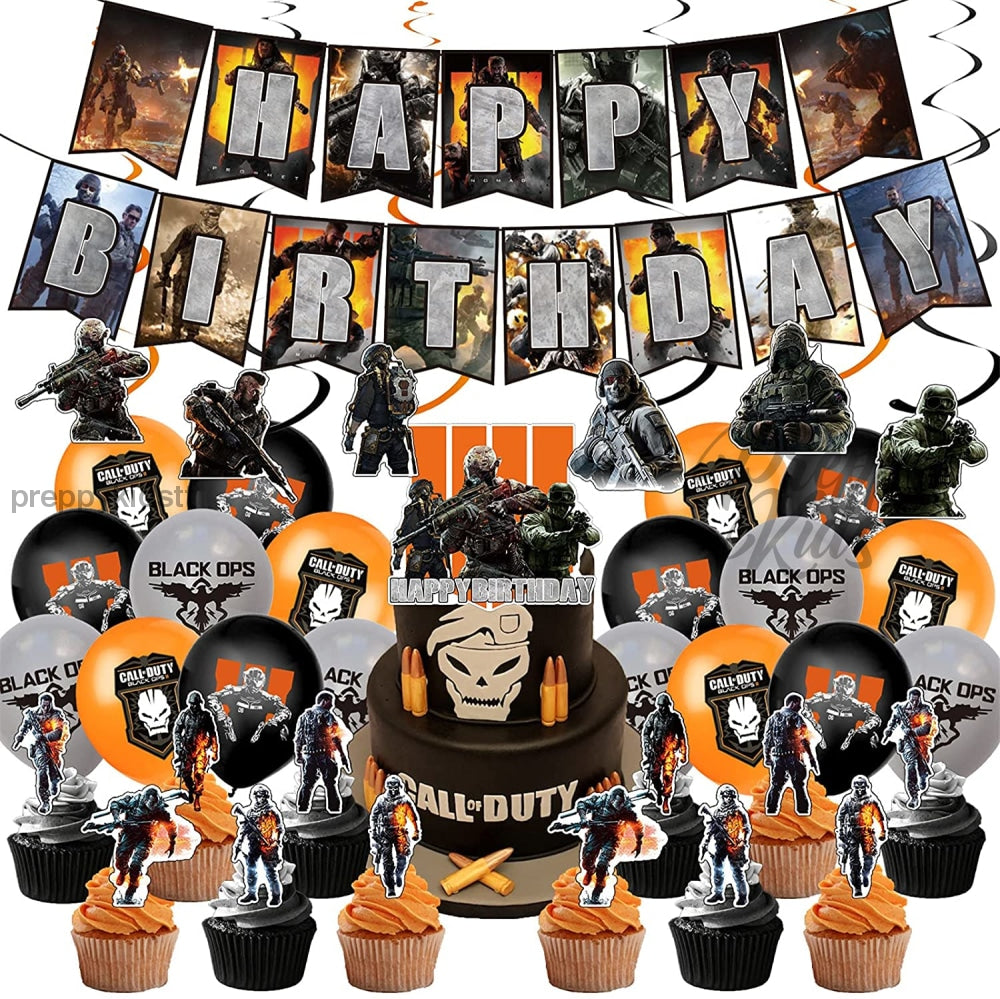 Call Of Duty Party Decorations (51Pcs)