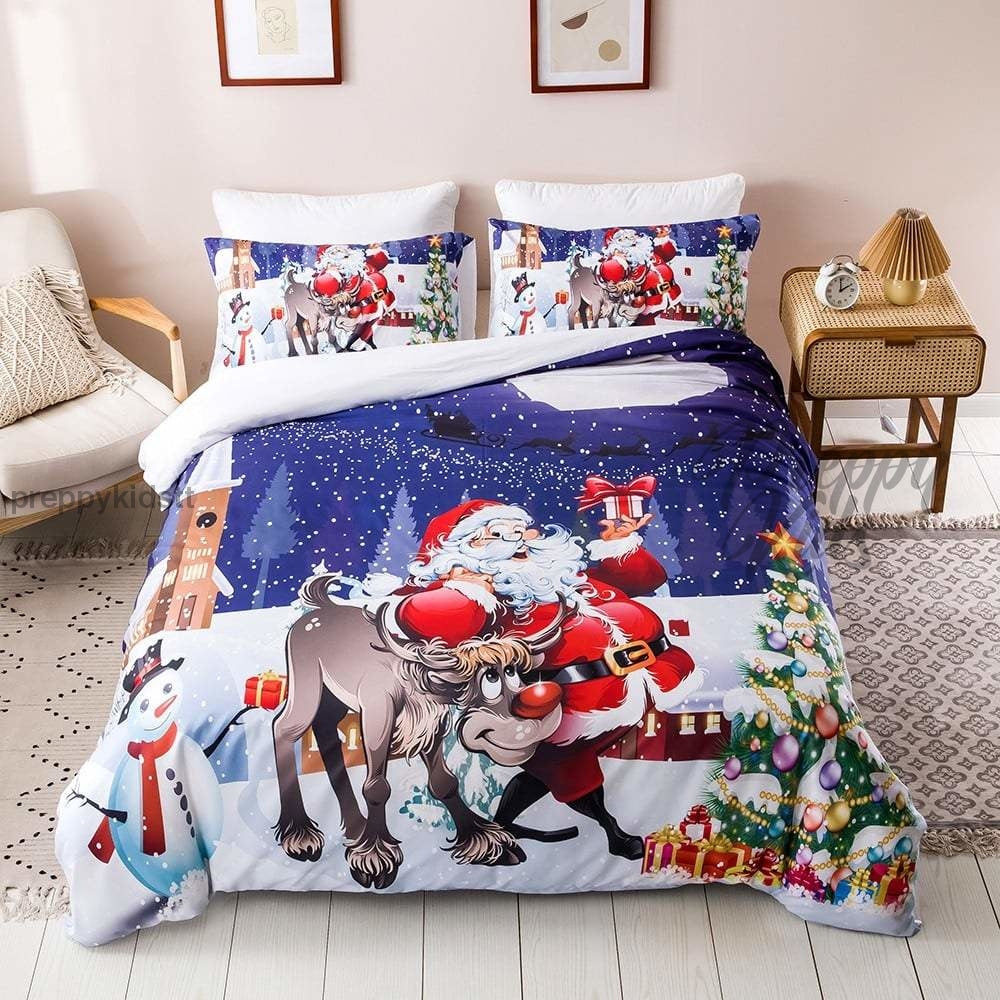 CHRISTMAS 3pc COMFORTER SET #3 Santa (NO. 41) – Preppy Kids (Grand Bazaar)