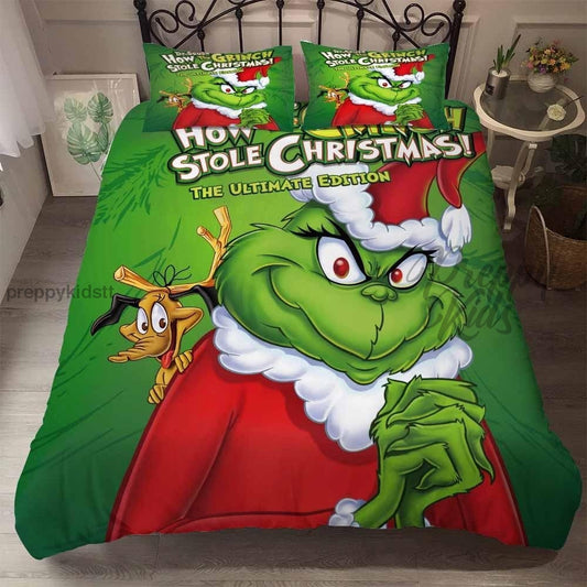 Christmas Comforter Set (Grinch Stole Christmas) Bed Sets