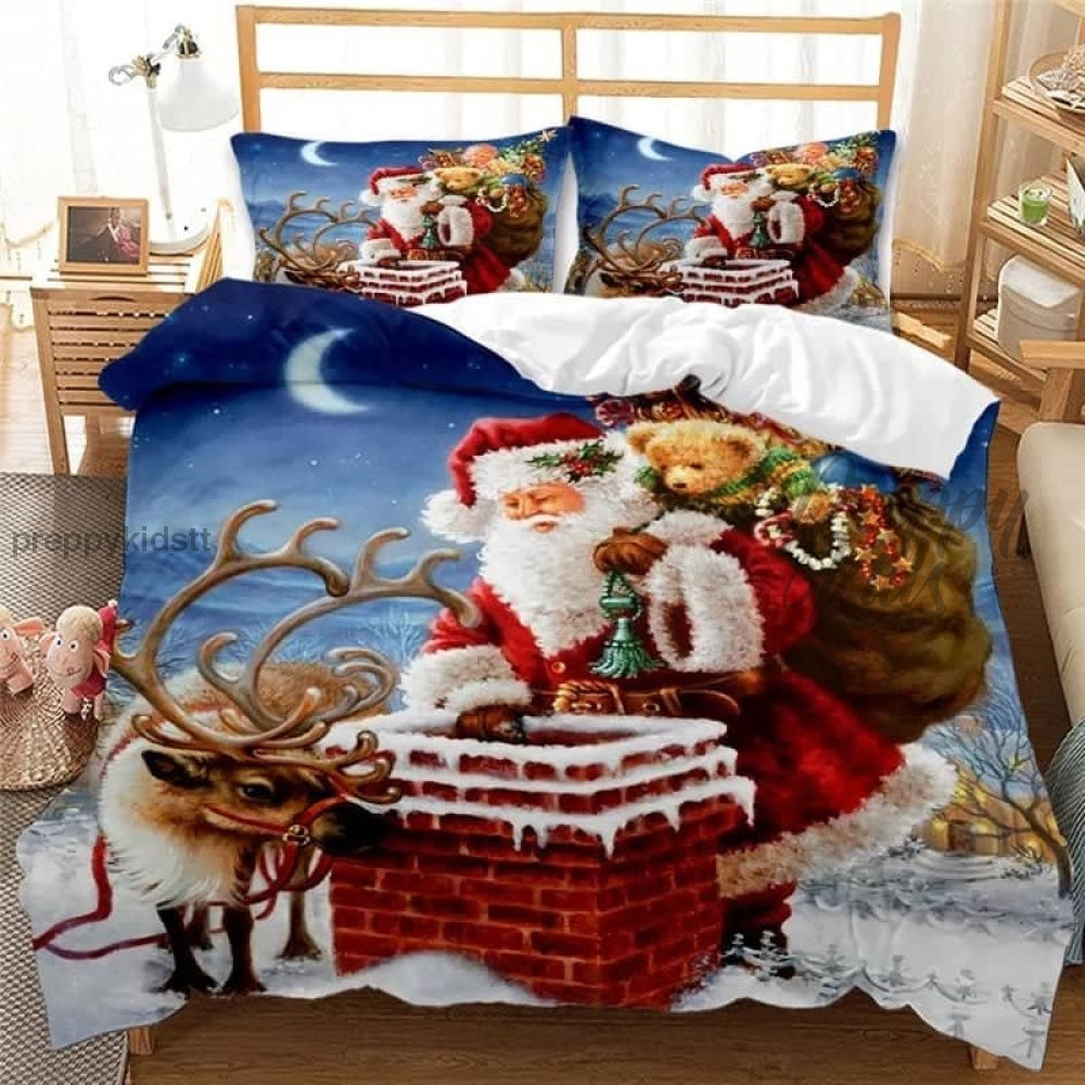 Christmas Comforter Set (Santa Chimney Bed Sets