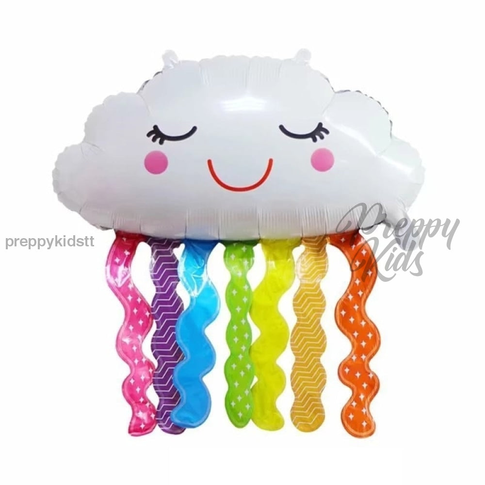 Cloud Rainbow Colour Foil Balloon Party Decorations