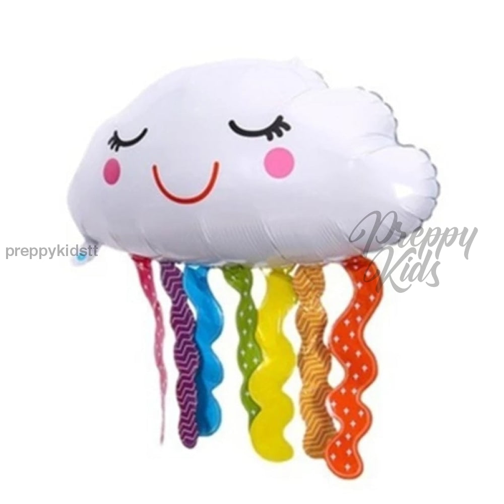 Cloud Rainbow Colour Foil Balloon Party Decorations