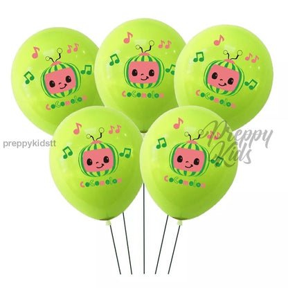 Cocomelon Party Decoration Package 4Th Edition With Tablecloth Decorations