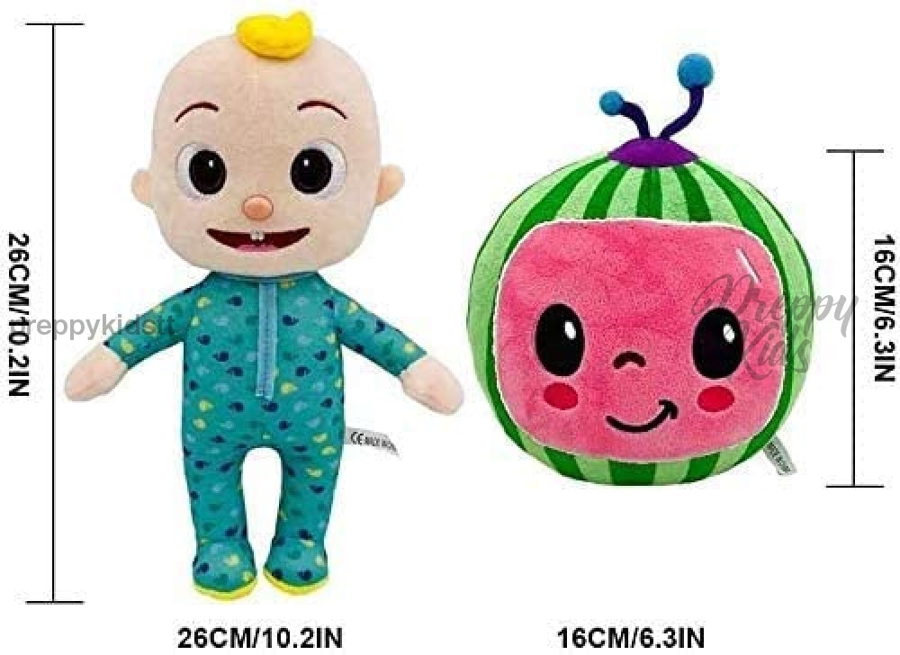 Cocomelon Plush Toys (Non-Musical) Jj & Melon